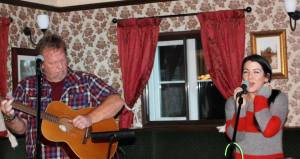 Host Barry Hunt and Victoria