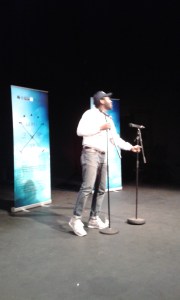 Caleb Femi in action