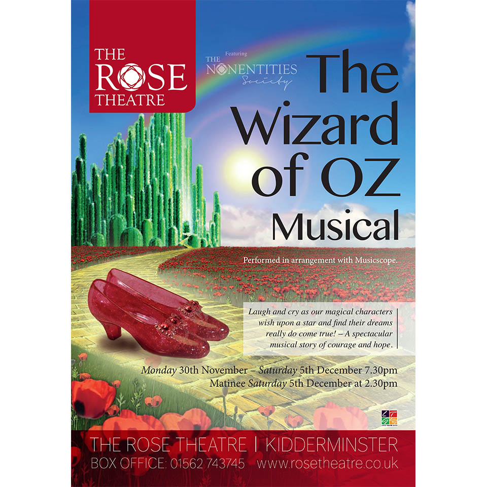 The Wizard of Oz- Nonentities, Rose Theatre , Kidderminster | Garyswordz